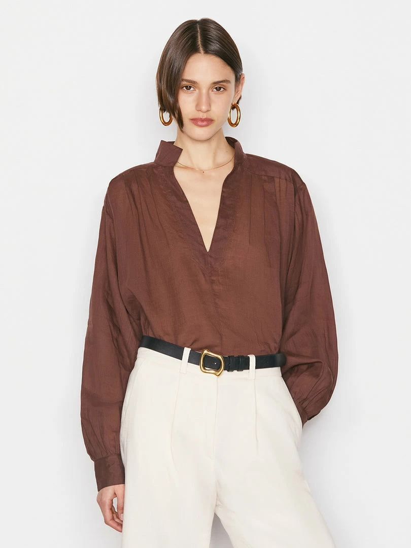 Promo π Frame-denim Kaftan Popover -- Coffee π© Women β 1 Frame-denim Kaftan Popover -- Coffee Women