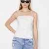 Frame-denim Tie Back Tank -- Blanc Women