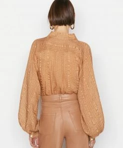 Frame-denim Women Kaftan Popover -- Latte