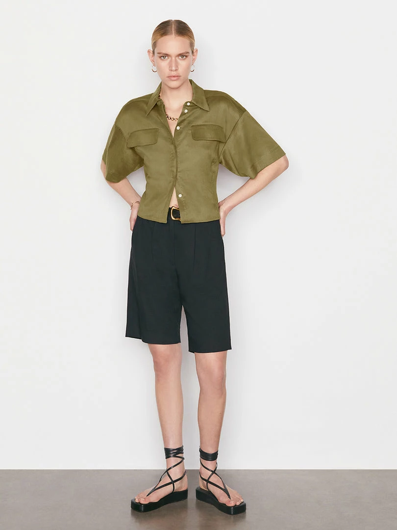 Coupon π Frame-denim π© Women Patch Pocket Short Sleeve -- Surplus π― 2 Frame-denim Women Patch Pocket Short Sleeve -- Surplus