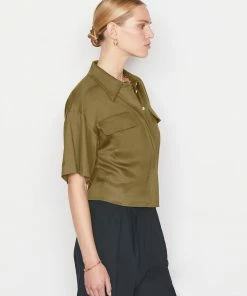 Coupon π Frame-denim π© Women Patch Pocket Short Sleeve -- Surplus π― 8 Frame-denim Women Patch Pocket Short Sleeve -- Surplus