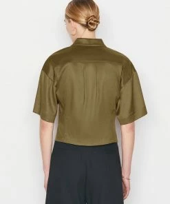 Coupon π Frame-denim π© Women Patch Pocket Short Sleeve -- Surplus π― 9 Frame-denim Women Patch Pocket Short Sleeve -- Surplus