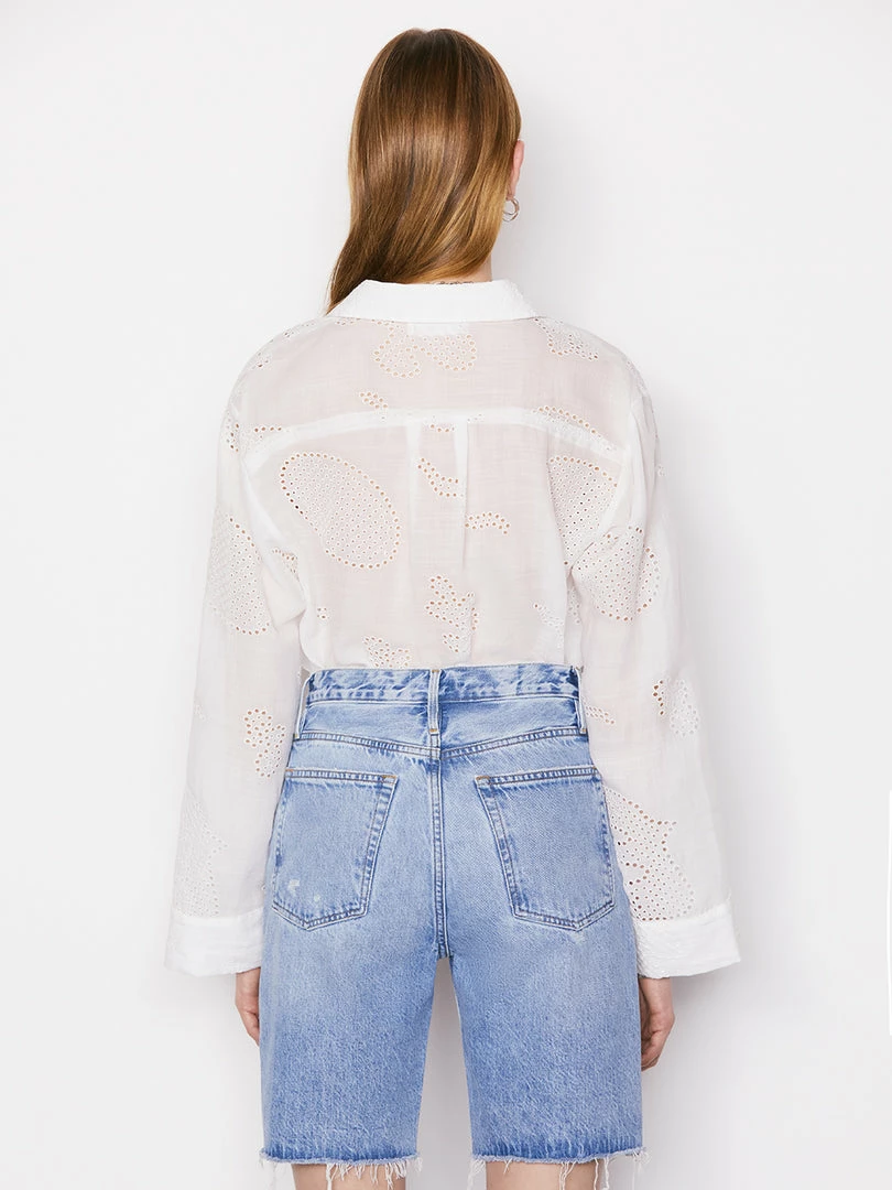 Cheapest π― Frame-denim π© Women Eyelet Tunic -- Blanc π 8 Frame-denim Women Eyelet Tunic -- Blanc