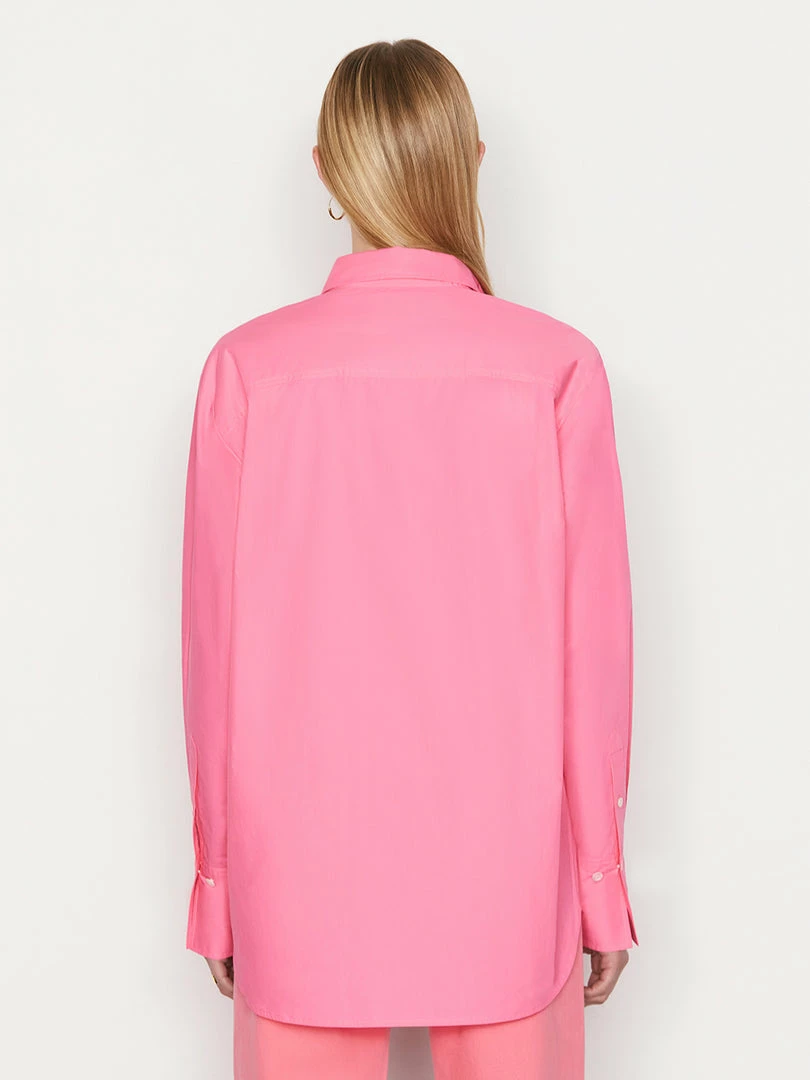 Deals π Frame-denim The Oversized Vacation π Shirt -- Hot Pink π 5 Frame-denim The Oversized Vacation Shirt -- Hot Pink