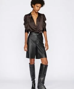 Frame-denim Women Gillian Top -- Americano