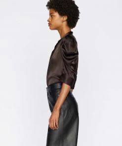 Flash Sale π₯° Frame-denim π© Women Gillian Top -- Americano π 9 Frame-denim Women Gillian Top -- Americano