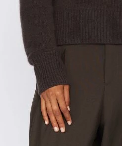 Frame-denim Clean Crewneck Sweater -- Americano Women