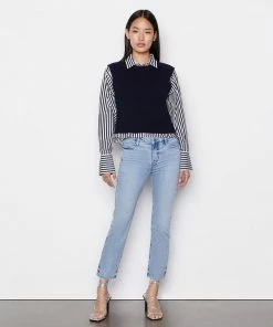 Frame-denim Muscle Tank Sweater -- Navy Women