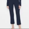 Frame-denim Crop Kick Sweater Pant -- Navy