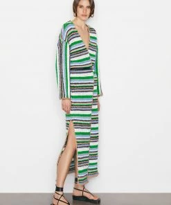 Frame-denim Hand Crochet Long Cardi -- Mixed Multi