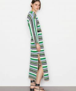 Frame-denim Hand Crochet Long Cardi -- Mixed Multi