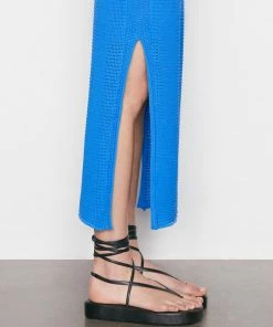 Flash Sale π€© Frame-denim Crochet Midi π Dress -- Provence Blue β 12 Frame-denim Crochet Midi Dress -- Provence Blue