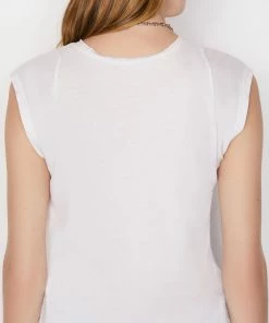 Cheapest βοΈ Frame-denim π© Women Le Mid Rise Muscle Tee -- Blanc β¨ 9 Frame-denim Women Le Mid Rise Muscle Tee -- Blanc