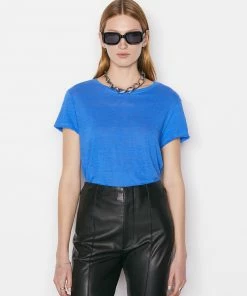 Frame-denim Easy True Tee -- Jet Stream