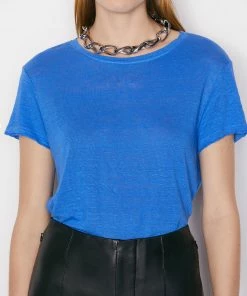 Frame-denim Easy True Tee -- Jet Stream