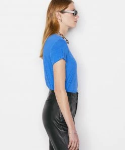 Frame-denim Easy True Tee -- Jet Stream