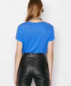 Frame-denim Easy True Tee -- Jet Stream