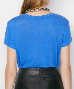 Frame-denim Easy True Tee -- Jet Stream