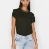 Frame-denim Easy True Tee -- Noir