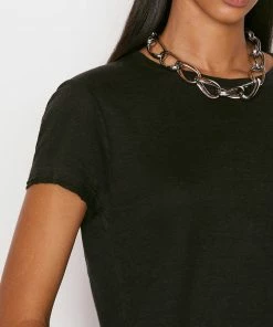 Frame-denim Easy True Tee -- Noir