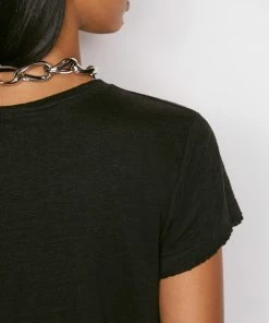 Frame-denim Easy True Tee -- Noir