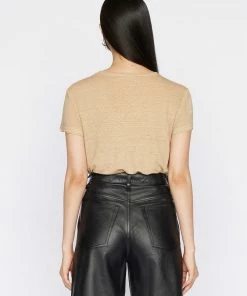 Frame-denim Easy True Tee -- Taupe Women