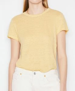 Frame-denim Easy True Tee -- Wheat