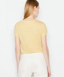 Frame-denim Easy True Tee -- Wheat