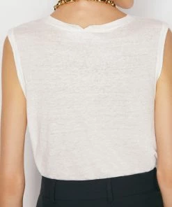 Frame-denim Women Swingy Muscle Tank -- Blanc