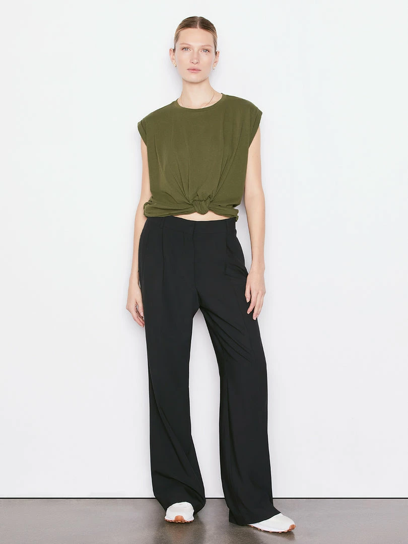 Cheapest π Frame-denim π© Women Knotted Rolled Tee -- Fatigue π 2 Frame-denim Women Knotted Rolled Tee -- Fatigue