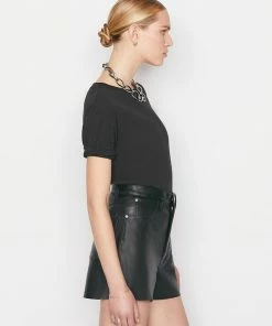 Best reviews of π― Frame-denim Rolled Sleeve Tee -- Noir π© Women β¨ 10 Frame-denim Rolled Sleeve Tee -- Noir Women