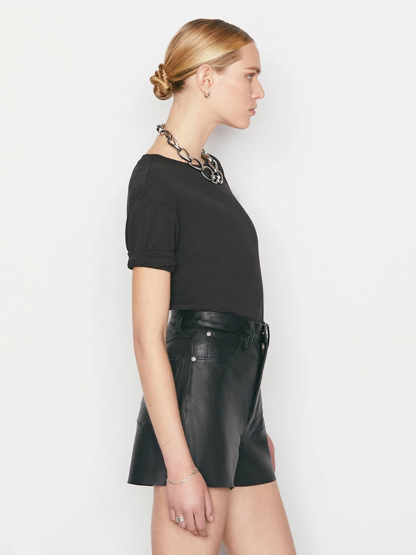 Best reviews of π― Frame-denim Rolled Sleeve Tee -- Noir π© Women β¨ 5 Frame-denim Rolled Sleeve Tee -- Noir Women