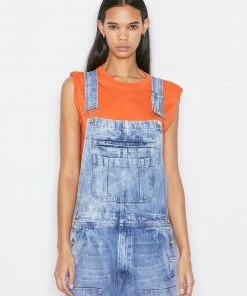 Frame-denim Rolled Muscle -- Orange Crush