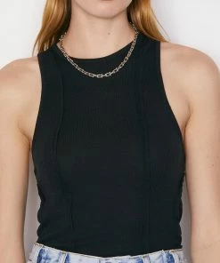 Wholesale π Frame-denim Reverse Seam Tank -- Noir π 8 Frame-denim Reverse Seam Tank -- Noir