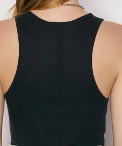 Wholesale π Frame-denim Reverse Seam Tank -- Noir π 9 Frame-denim Reverse Seam Tank -- Noir