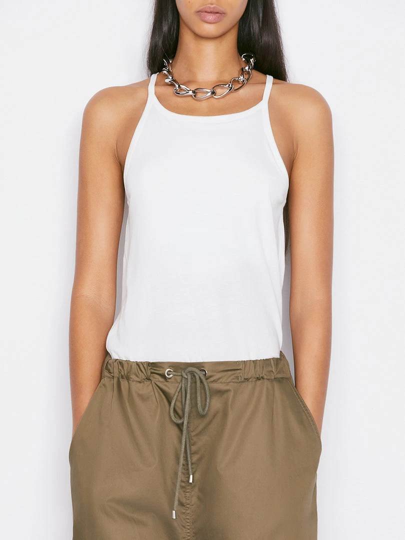 Discount π Frame-denim Le Mid Rise Cami -- Blanc π© Women π 3 Frame-denim Le Mid Rise Cami -- Blanc Women