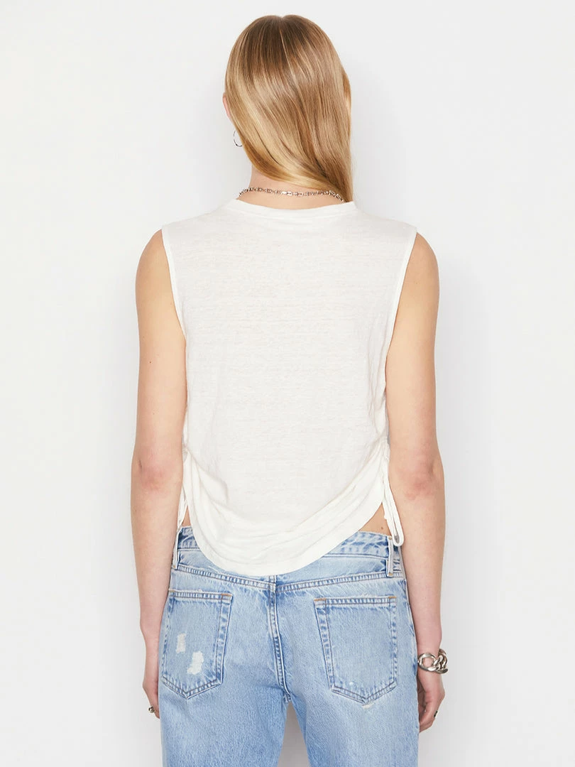 Best reviews of β Frame-denim Side Tie Muscle Tee -- Blanc π© Women π₯° 7 Frame-denim Side Tie Muscle Tee -- Blanc Women