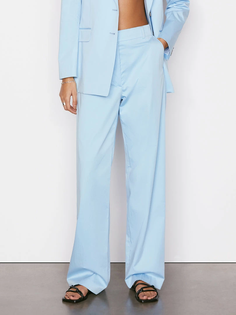 Discount π₯° Frame-denim Relaxed Straight Trouser -- Sky Blue π 1 Frame-denim Relaxed Straight Trouser -- Sky Blue