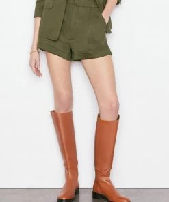 Frame-denim Cuffed Short -- Fatigue