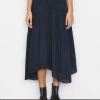Frame-denim Women Gathered Seam Skirt -- Navy