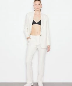 Frame-denim Mini Boot Trouser -- Off White