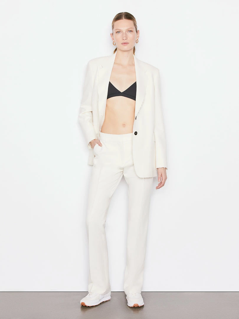 Best deal π Frame-denim Mini Boot Trouser -- Off White 𧨠2 Frame-denim Mini Boot Trouser -- Off White