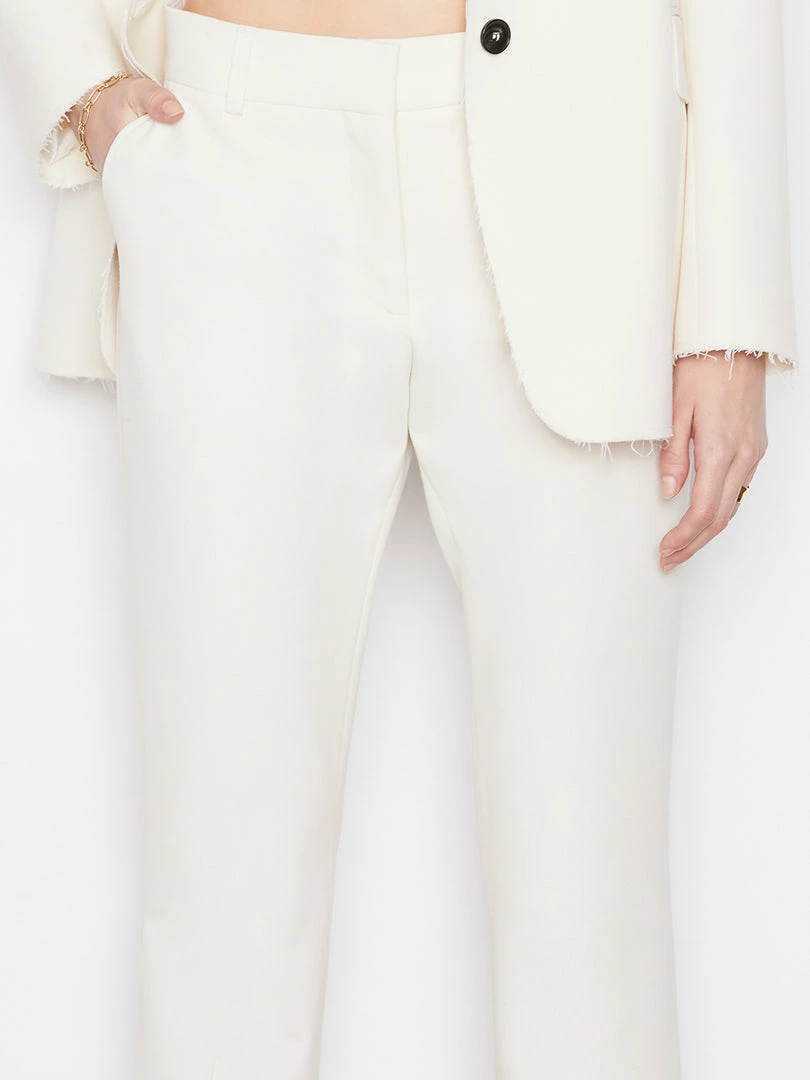 Best deal π Frame-denim Mini Boot Trouser -- Off White 𧨠3 Frame-denim Mini Boot Trouser -- Off White