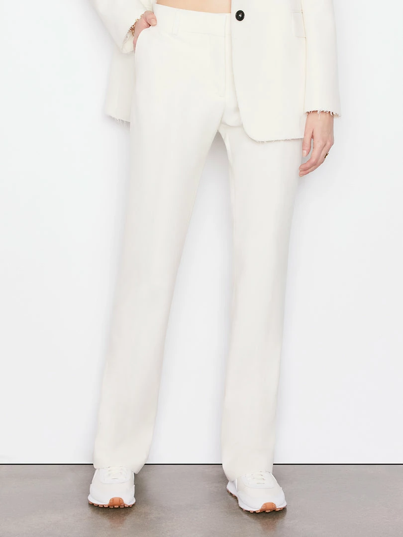 Best deal π Frame-denim Mini Boot Trouser -- Off White 𧨠1 Frame-denim Mini Boot Trouser -- Off White