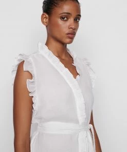 Frame-denim Lauren Dress -- Blanc