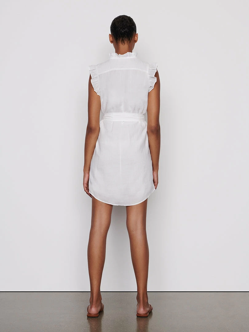 Promo π Frame-denim Lauren π Dress -- Blanc π 4 Frame-denim Lauren Dress -- Blanc