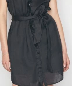 Frame-denim Lauren Dress -- Noir