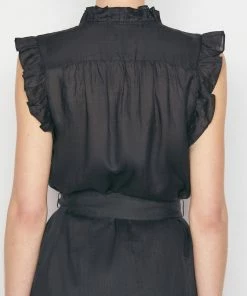 Frame-denim Lauren Dress -- Noir