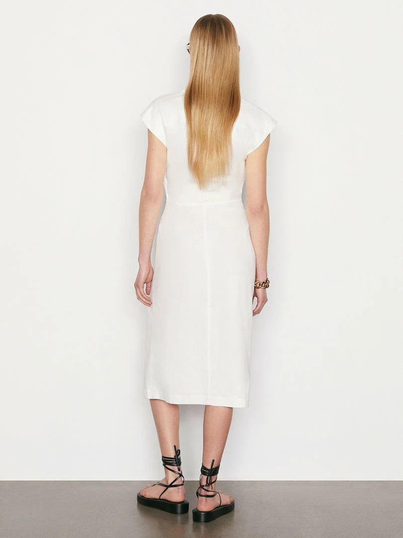 Buy π Frame-denim Sleeveless Twist π Dress -- Off White π© Women π₯ 5 Frame-denim Sleeveless Twist Dress -- Off White Women