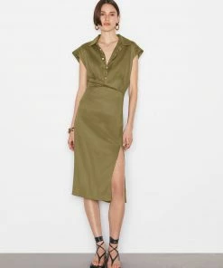 Frame-denim Sleeveless Twist Dress -- Surplus